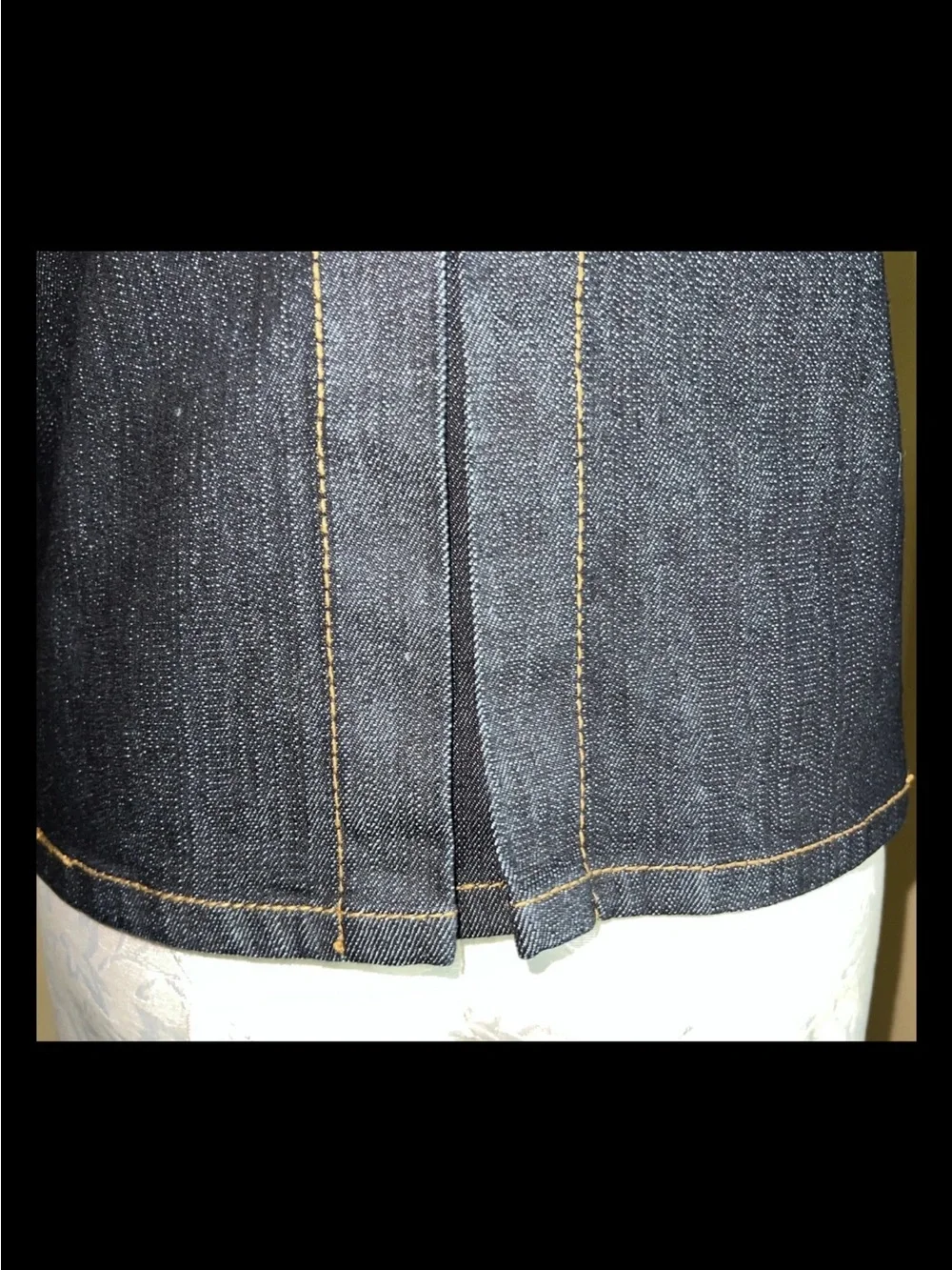 Boom Boom Jeans Double Breasted Dark Denim Swing Jacket Y2K Leopard Button S
